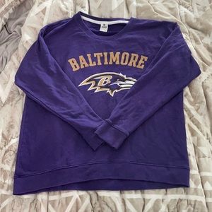 Baltimore ravens PINK sweatshirt/long sleeve